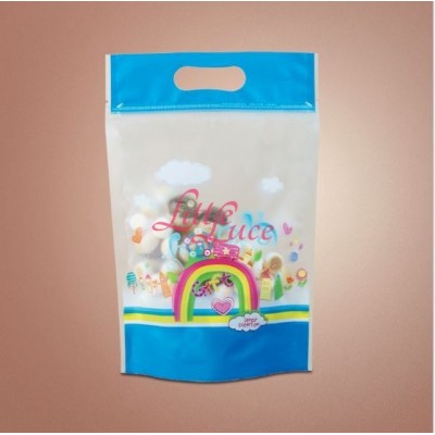 Plastik Zip Lock Blue Gift 13x16