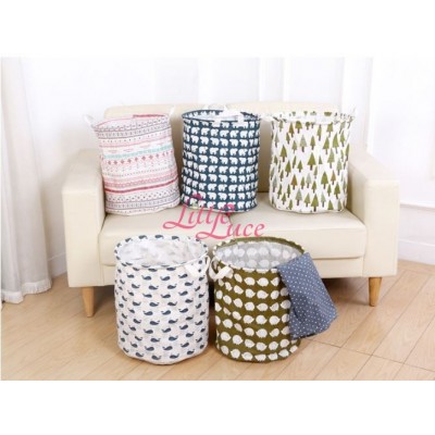 Laundry Basket Scandi Large Whale