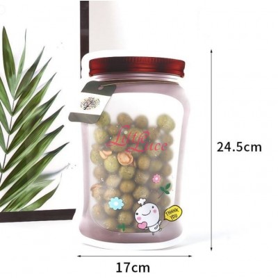 Plastik Zip Lock 17x24,5 Smile Jar